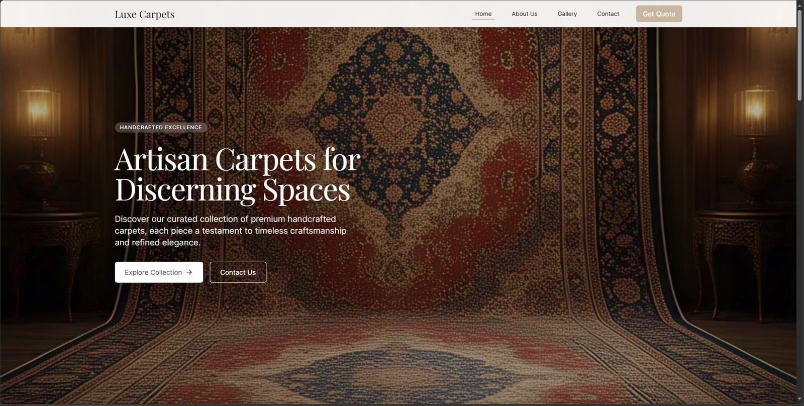 Artisan Rugs E-commerce Platform